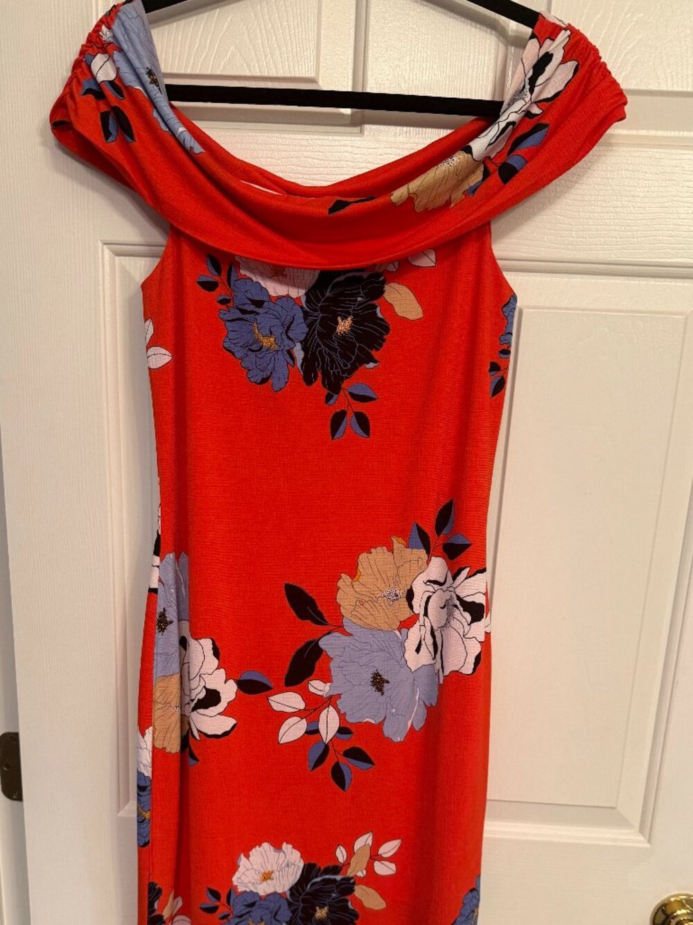 Tropical off the shoulder Dress